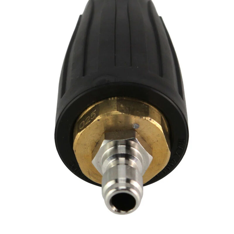 High Pressure Washer Rotating Sprinkler Head Turbo Nozzle Tip Quick Connect Kit 1* Sprinkler Head+ 5 Nozzles