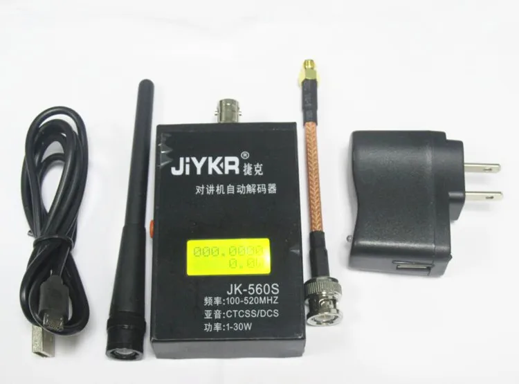 Счетчик частоты JK560S для Baofeng Walkie Talkie декодер 1-30 Вт 100-520 МГц CTCSS/DCS SMA-антенна с гнездовым разъемом счетчик частоты