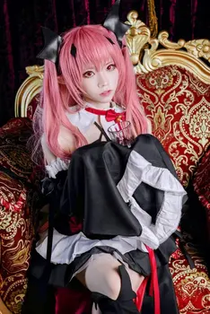 

Seraph of the end Krul Tepes Holiday party cosplay costumes Stage lovely girl character atmosphere props play apparel costume