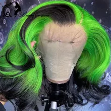 

Colored Human Hair Wigs HD Transparent Lace Frontal Wigs For Women Pre Plucked Remy Brazilian Hair Wigs 13x4 Lace Front Wig 180%