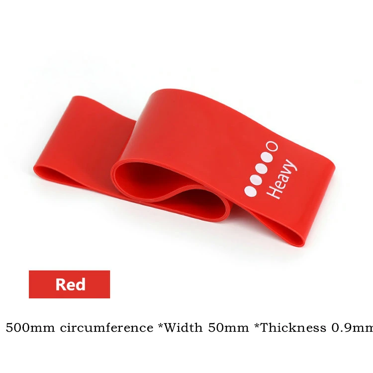 I078Red 500-0.9mm DICHSKI фитнес-полосы, оборудование для тренировок, тренировки резинки, гимнастика, силовое сопротивление, Пилатес, спортивный резиновый Кроссфит, оборудование - Цвет: I078Red 500-0.9mm