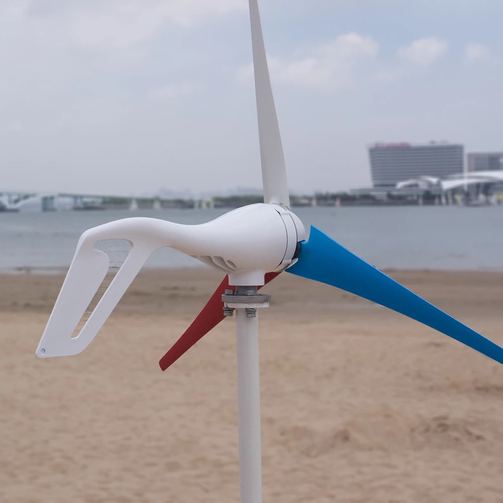 Маленькая домашняя ветряная турбина 400 Вт ветряная мельница, ветряной генератор, контроллер, лопасть, мини gerador eolico, зарядка на морской светильник