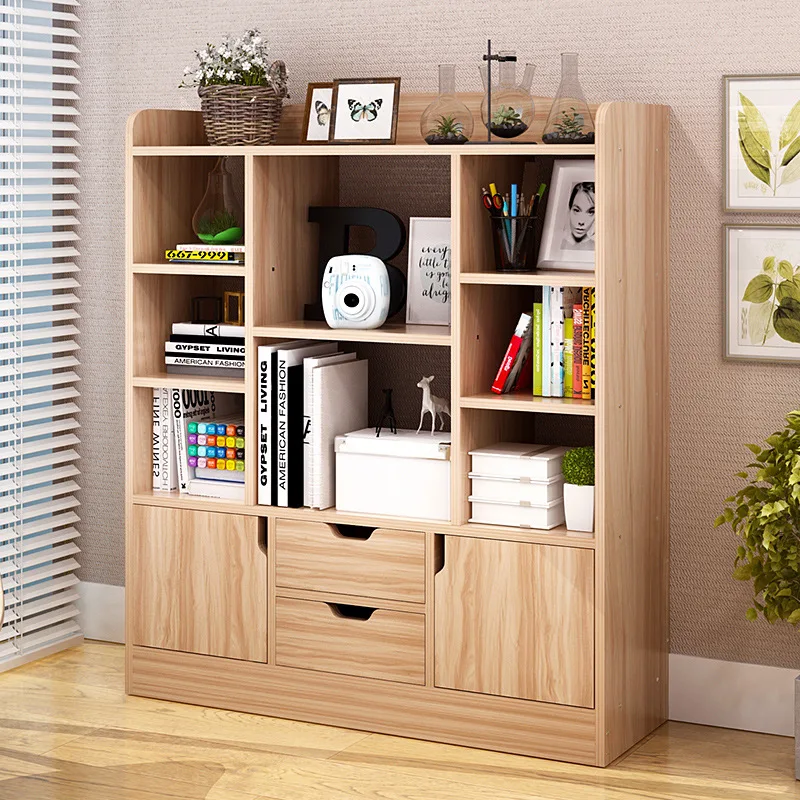 

Simple Bookcase Floor Bookcase Minimalist Modern Showing Stand Storage Rack Creative Cabinet Bookcase on Behalf