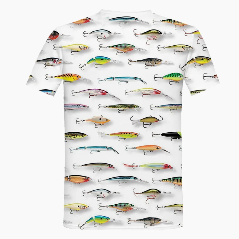 Новая мужская одежда для рыбалки летняя рубашка с коротким рукавом рыболовная футболка для бега и езды на велосипеде дышащая 3D одежда для рыбалки