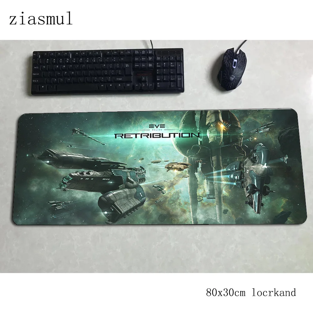 Eve online коврик для мыши 80x30 см Яркие платья с и игровых аксессуаров