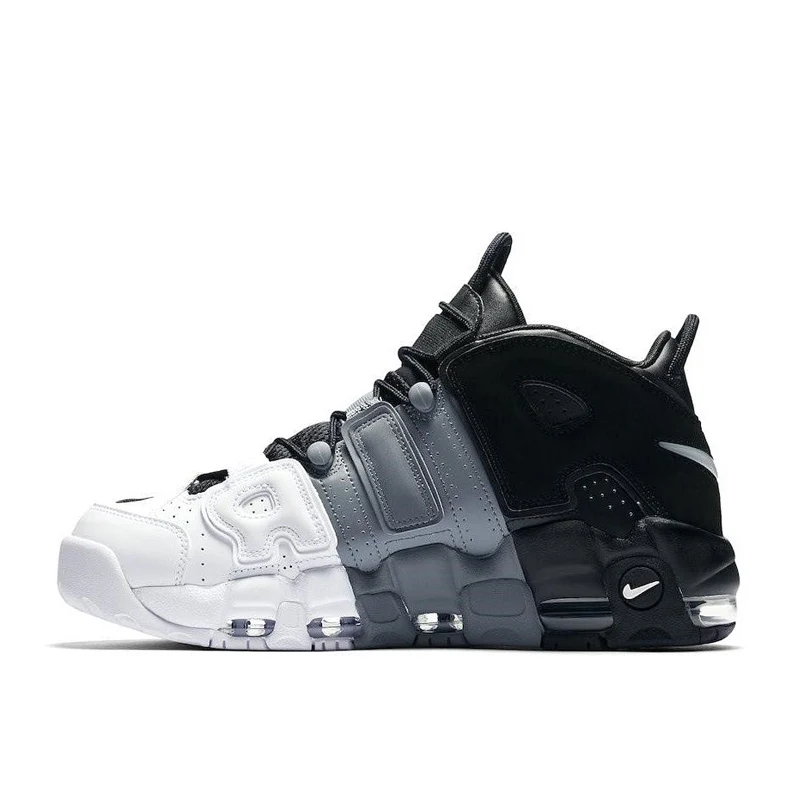 Оригинальные мужские баскетбольные кроссовки от Nike Air More Uptempo OG, жесткая дышащая Спортивная Уличная обувь, Новое поступление, беговые кроссовки 414962-002 - Цвет: 921948-002