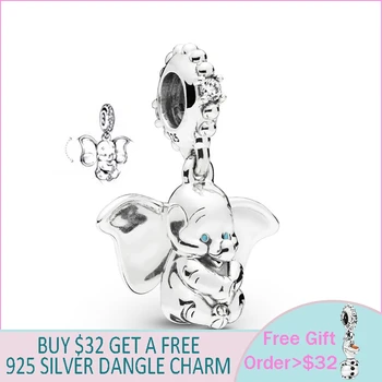 

2020 New 925 Sterling Silver Beads Dumbo Pendant Charms fit Original Brand Bracelets Women DIY Jewelry