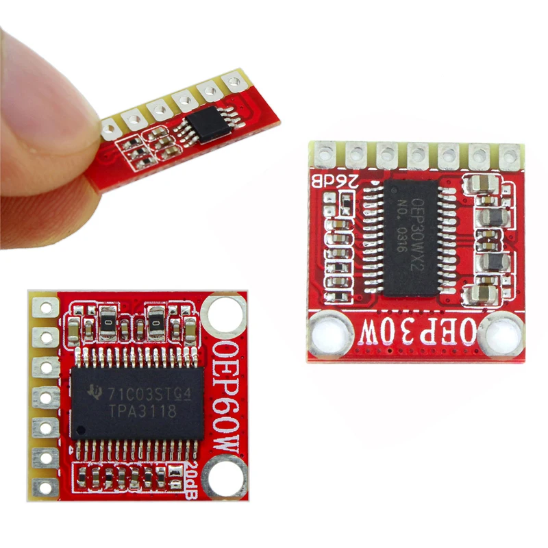 OEP3W/30 Вт/60 Вт мини моно цифровой усилитель decodificador аудио модуль Плата усилителя DIY Kit D Класс