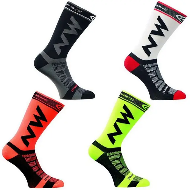 US $2.40 Professional Team Men Women Cycling Socks Outdoor Sports Mountain Bike Racing Socks Breathable Road