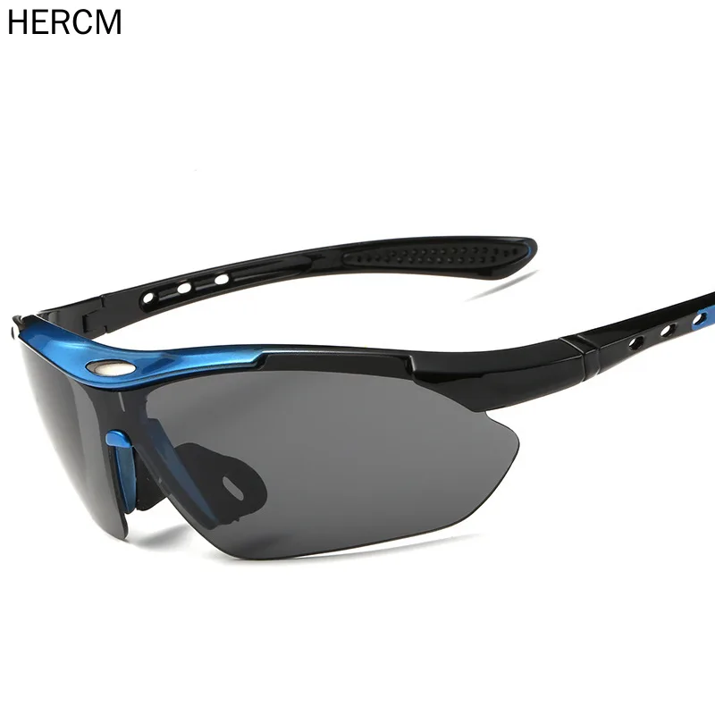 

Hercm Bicycle Cycling Glasses Men Windproof UV400 Sunglasses Women Protection Goggles Eyewear Sports Running Spectacles RR7009