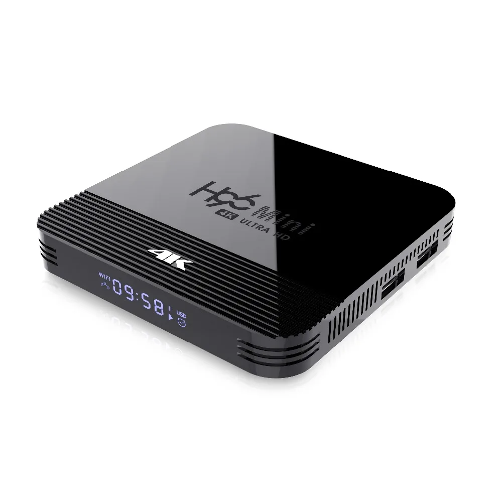 H96 4K HD ТВ приставка 1080P Android ТВ приставка RK3328A Android 9,0 Смарт приставка RK3328A четырехъядерный медиаплеер Поддержка 3D HDMI IP tv