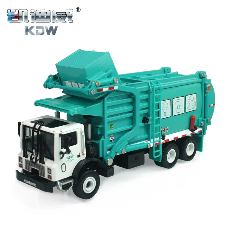 

Genuine Product Cadeve 1: 24 Alloy Material Processing Car Garbage Freight Truck Genuine Model Toy Car
