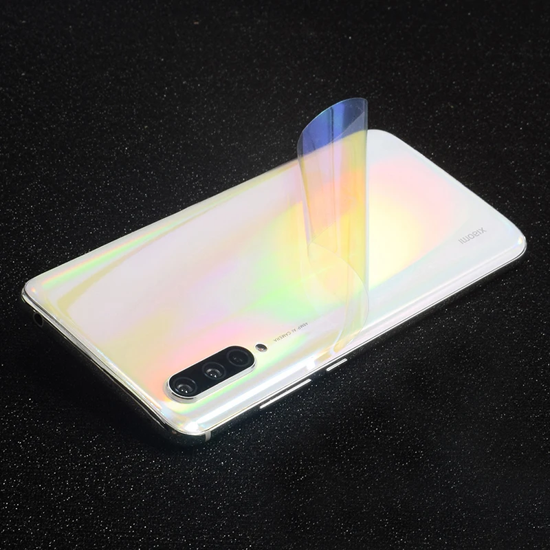 

3D Carbon Fiber /Leather/3D Camo/Wood Skins Phone Back Cover Sticker For XIAOMI Mi CC9 CC9e Redmi 7 K20 Pro Clear Matte Sticker