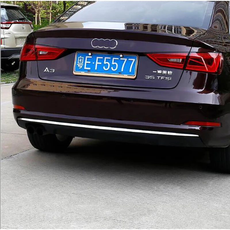 Отделка для заднего бампера применяется только 14 16 Audi A3 седан Модифицированная