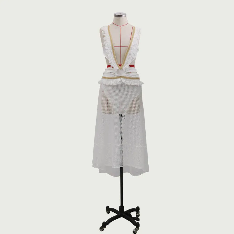 Сексуальное Белое Платье асимметричное пляжное платье без спинки vestido longo вечерние платья винтажное элегантное женское платье повседневное платье туника boho