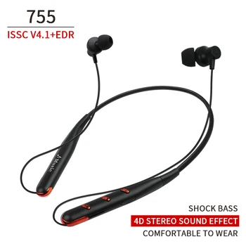 

755 Wireless Bluetooth Headset Waterproof Running Sports Hanging Neck Cross-border TWS Bluetooth Headset For IOS / Android