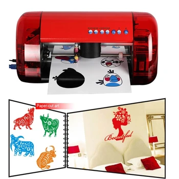

New Arrival Fashion Design Desktop A4 Mini Vinyl Cutting Plotter Sign Making Equipment Small Drawing Cutter With Contour Cutter