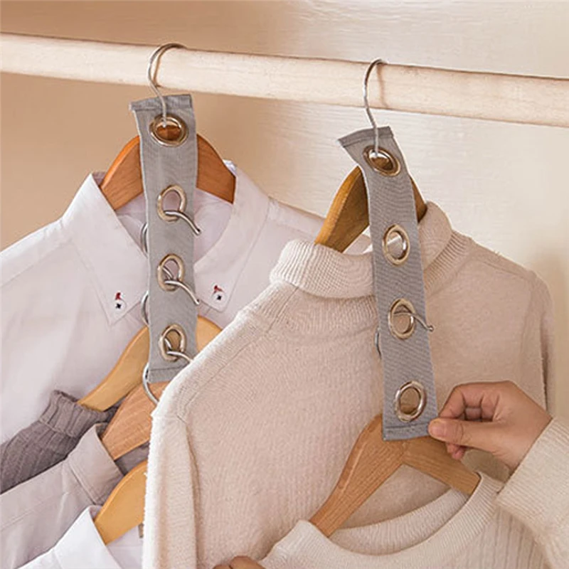 Closet Hanger Wonder Space Save Magic Extension Connection Clothing Rack Band Durable practical  Portable Simple  Portable 
