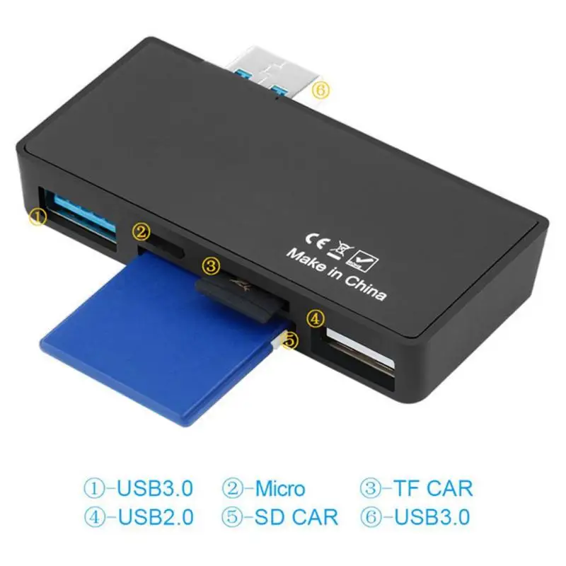 5 в 1 высокоскоростной USB3.0 сплиттер для microsoft Surface Pro 3/4 Micro/USB2.0/3,0 совместим с microsoft Surface Pro 3