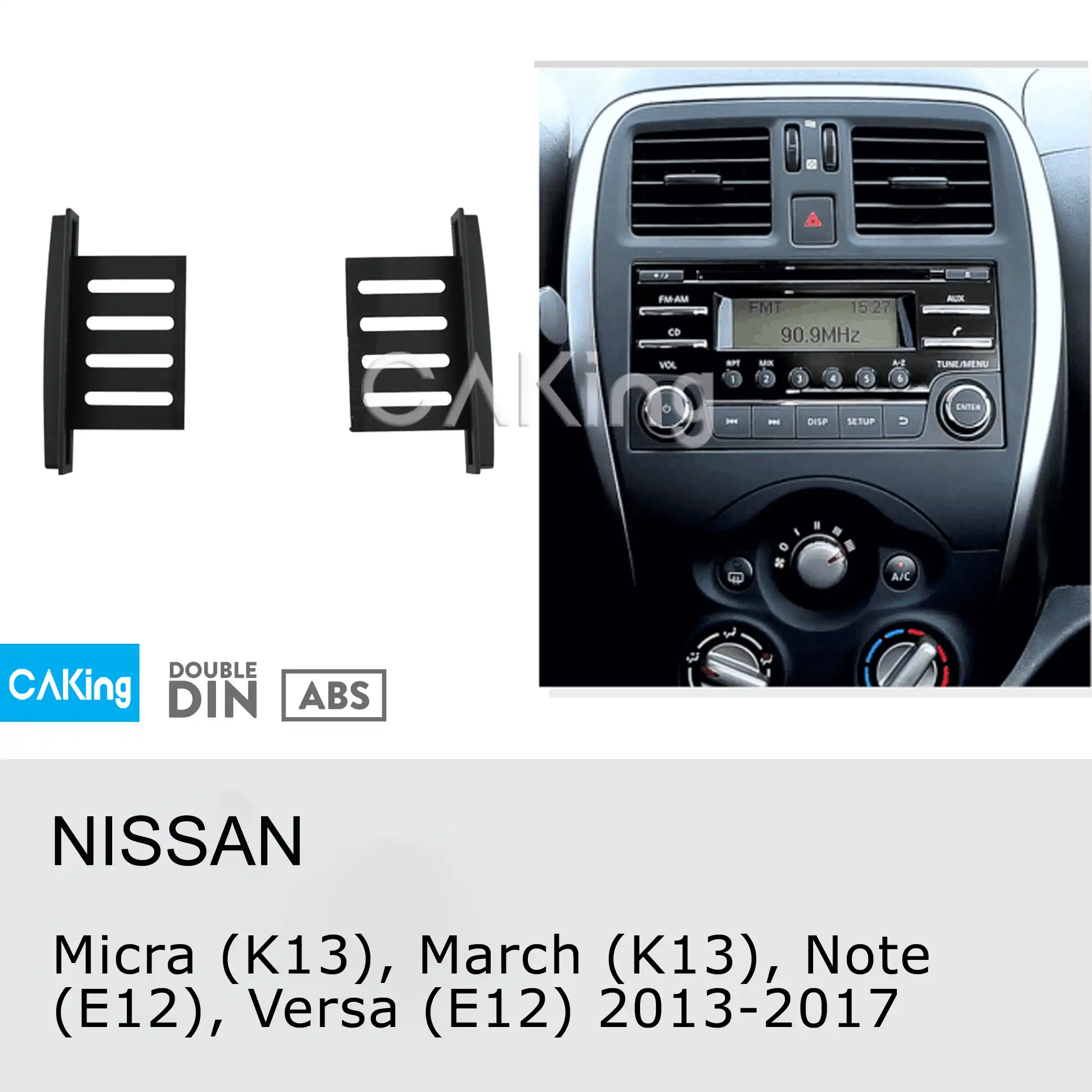 Carav 11-536 autoradio radio diafragma para nissan micra March versa note 2-din especializada
