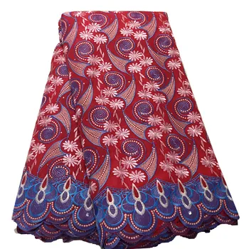 

latest Swiss Voile Lace fabric embroidered african voile lace with stones nigerian lace for wedding