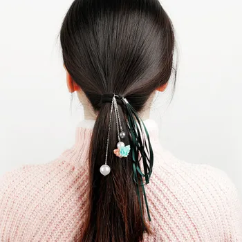 

5Pcs/Set Korean Style Hair Ties High Elasticity Ponytail Holder Elastic Ponytail Strings Band