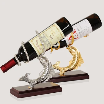 

European creative wine rack ornaments home modern minimalist display rack wine bottle shelf wine rack wine bottle decoration