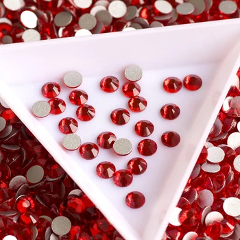 

YANRUO 2058NoHF 1440pcs Light Siam SS12 Nail Art Rhinestones Decorations for Manicure DIY Nails Accessoires