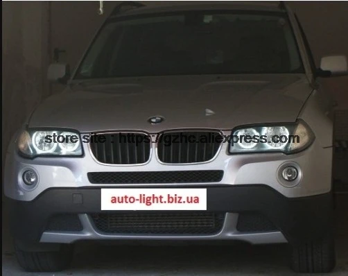 HochiTech для BMW E83 X3 2003-2010 ультра яркий дневной свет DRL CCFL ангельские глазки демон глаза комплект Теплый Белый Halo Кольцо