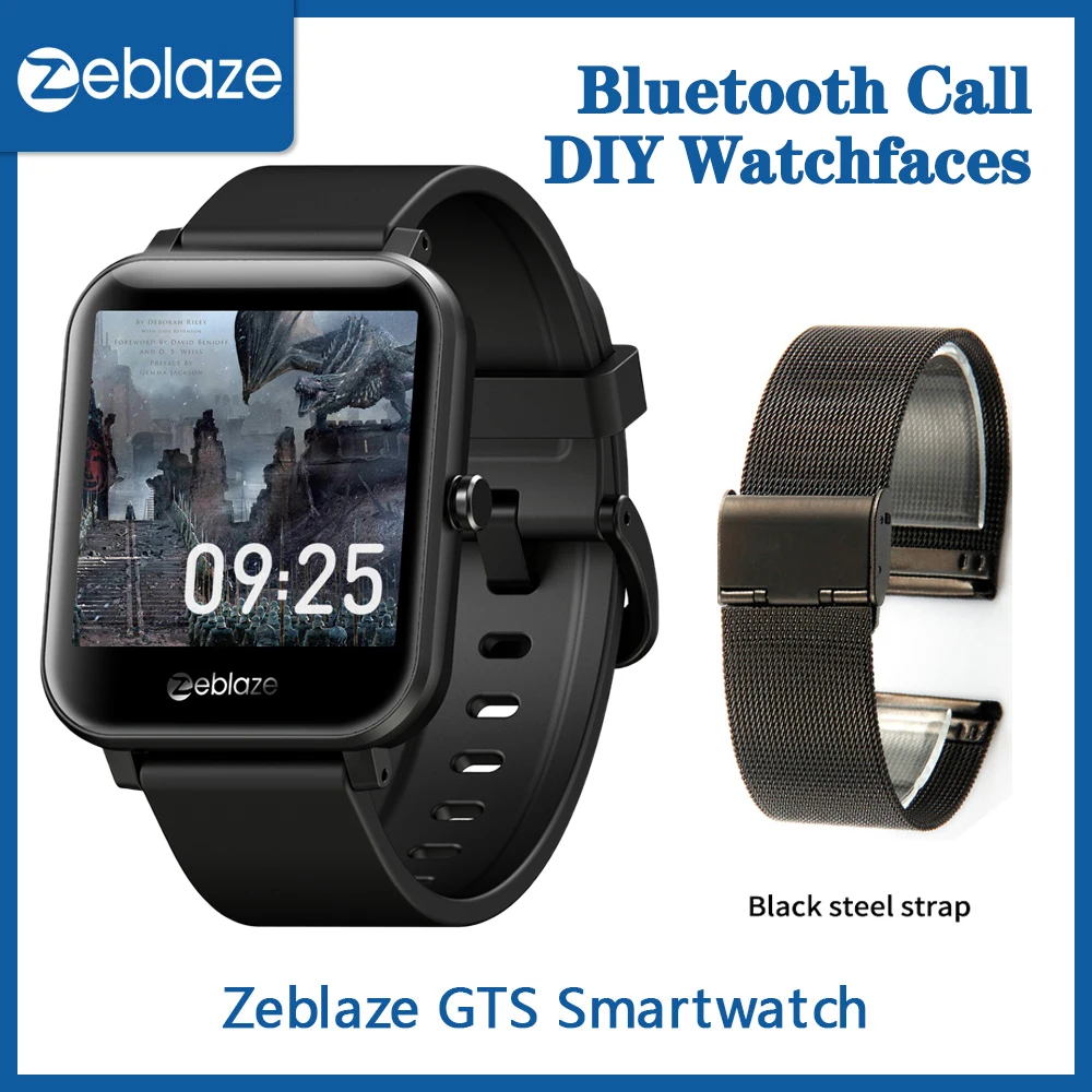 

Original Zeblaze GTS Smart Watch Bluetooth Call 1.54 inch IP67 Waterproof Heart Rate Monitor DIY Watchfaces Sports Smartwatch