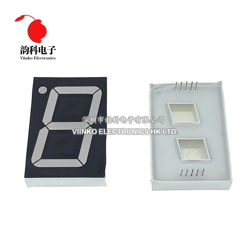 

1pc 1.8inch LED display 7 Segment 1 Bit Digit Tube Red Common Cathode Digital 1.8 inch led 7segment