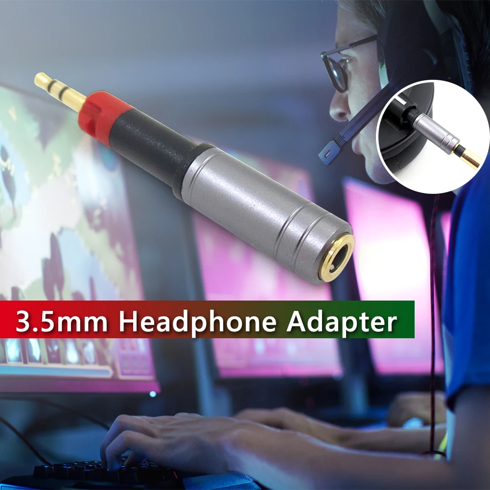 3.5mm Headphone Adapter Jack Plug Converter For Audiotechnica Athm70x