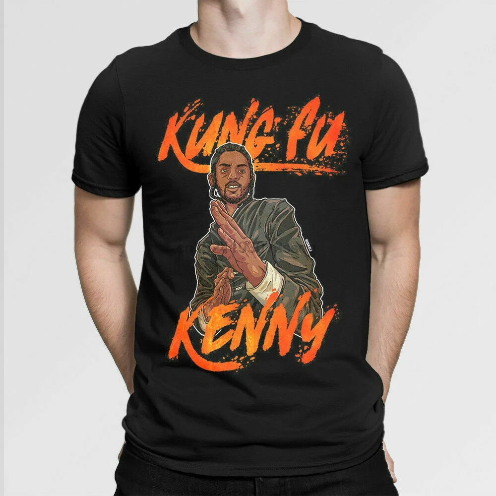 Kendrick Lamar Art футболка кунг-фу Кенни Мужская все размеры |