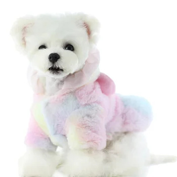 

Halloween Costume Pet Cat Dog Winter Cotton-padded Clothes Imitation Rabbit Fur Soft Warm Durable Pet Clothes Winter Clothes