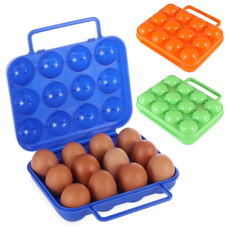 Boîte à Œufs Pour Réfrigérateur – 6 Œufs, Transparente, Portable Pour Camping, Cuisine, Rangement Pratique