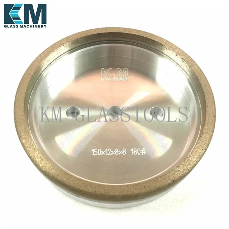 Diamond Cup Wheel S1-CC2 150xd-8x8mm for Glass Straight line edging Double edging machine Customizable abrasive wheel grinding wheel
