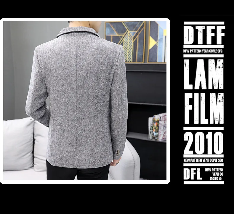 Британский стиль Черный Серый блейзер цвета хаки для мужчин s Slim Fit Блейзер Masculino деловой Повседневный стильный блейзер для мужчин весна осень