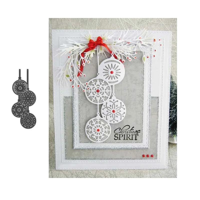

Christmas Frame snowflake Metal Cutting Dies For Card Making Scrapbooking Album Decor Paper Embossing Craft New 2019