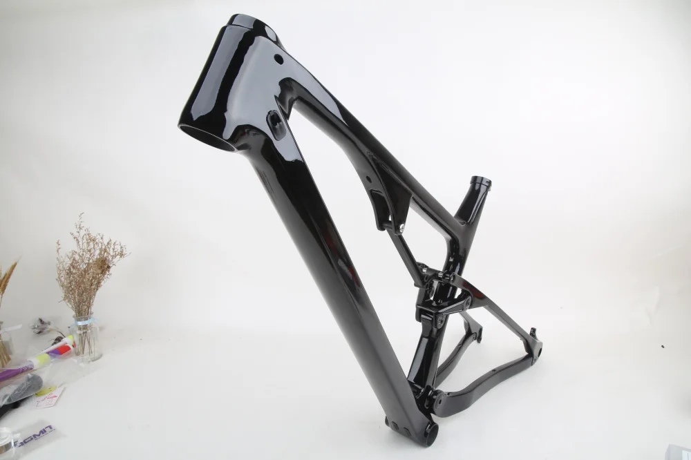 Best Free Shipping 2019 27.5er 29er All Mountain Enduro CARBON Full Suspension Frame bike 148*12mm Boost MTB Mountain XC Bike 27.5+ 12