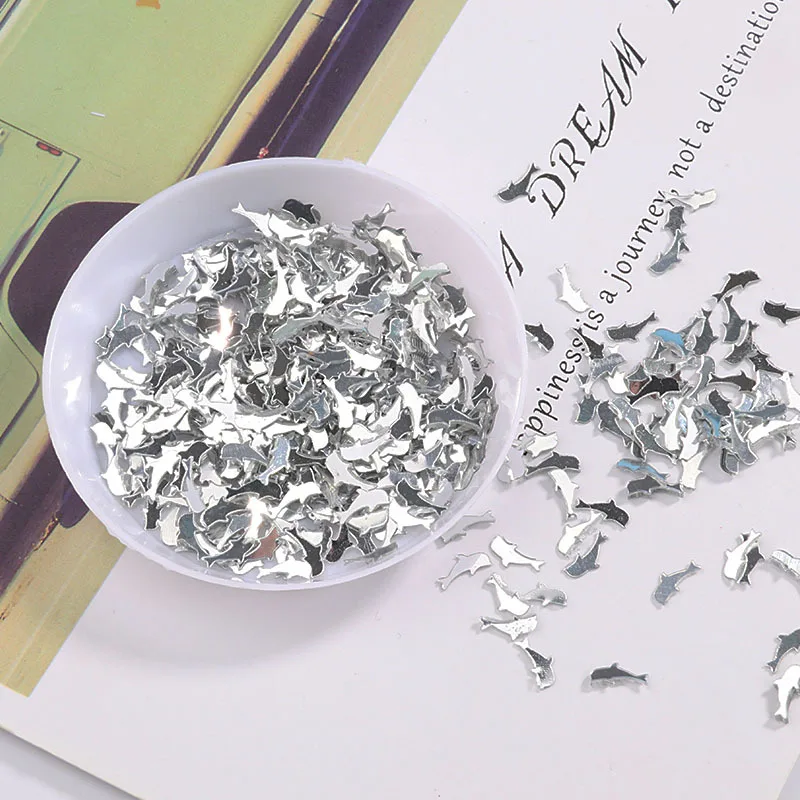 10g/Pack 2*7mm Dolphin Shape Sequins 3D Nail Art Paillettes PVC Sequin DIY Wedding Sewing Craft Lentejuelas Handmade Accessories | Дом и сад