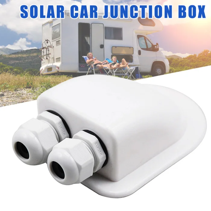 Кровельный ввод 2 КАБЕЛЬНЫЙ вход для солнечной спутниковой антенны Aircon Motorhome Caravan Boat C44