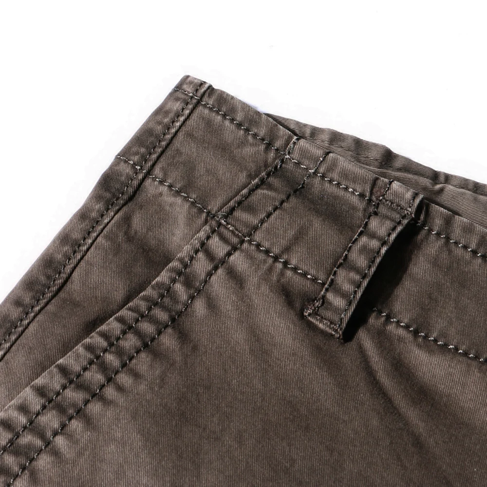 18Men's Cargo Длинные обтягивающие узкие брюки с карманами Тонкий хлопковый военный комбинезон на открытом воздухе высококачественные брюки плюс размер Jogger