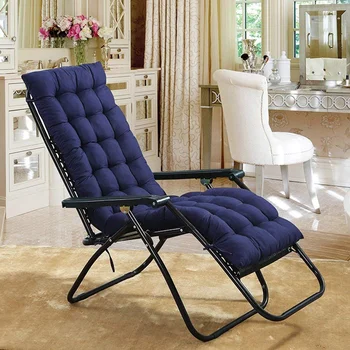 

Long cushion Recliner chair Cushion Thicken Foldable Rocking Chair Cushion long Chair Couch Seat Cushion Pads Garden Lounger mat