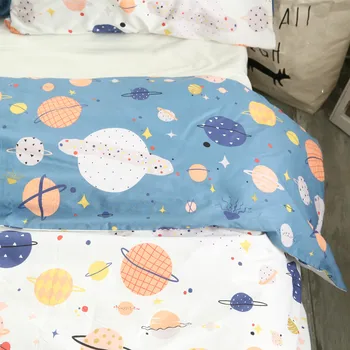 

Cotton Twill Fabric Interstellar Trip Bed Sheet Fabric DIY Quilt Cover Fitted Bed Sheet Cotton Fabric