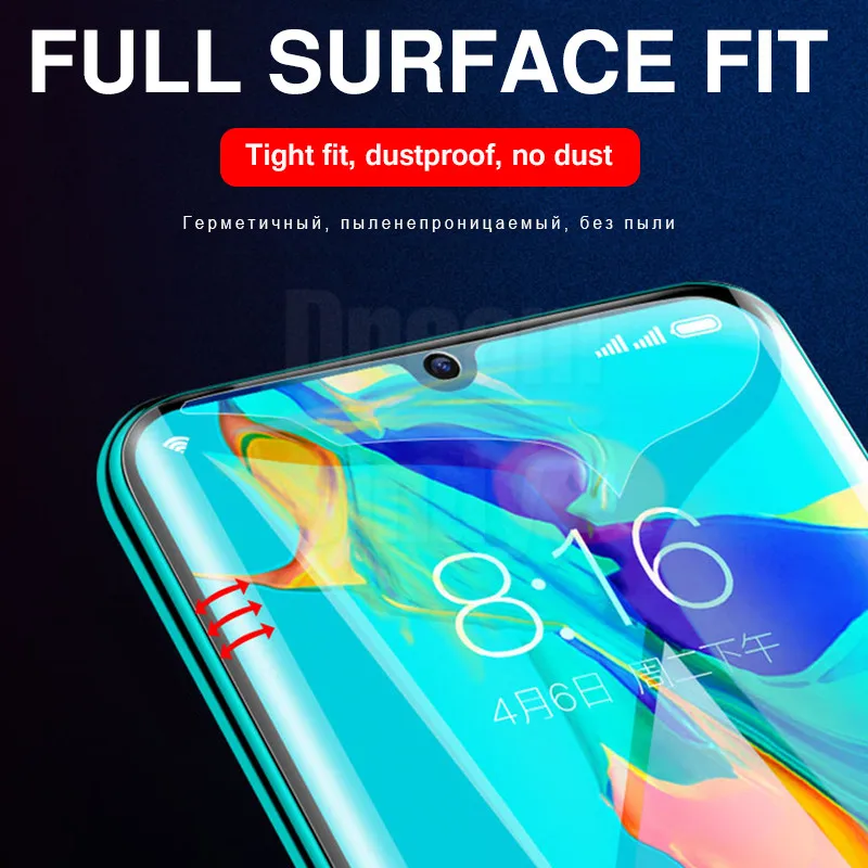 1-3 шт 100D полноэкранная Гидрогелевая пленка для huawei P20 P30 Pro mate 20 10 Lite Защитная пленка для huawei P30 Lite(не стекло