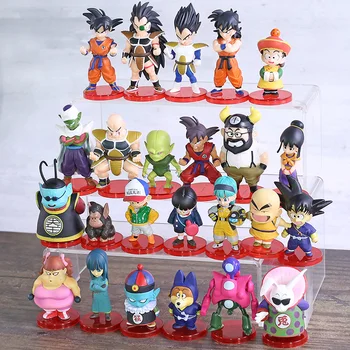 

Dragon Ball Super Son Goku Gohan Chichi Bulma Krillin Gyumao Pilaf Mai Shu Kaio Monster Carrot WCF Figures Toys 8pcs/set