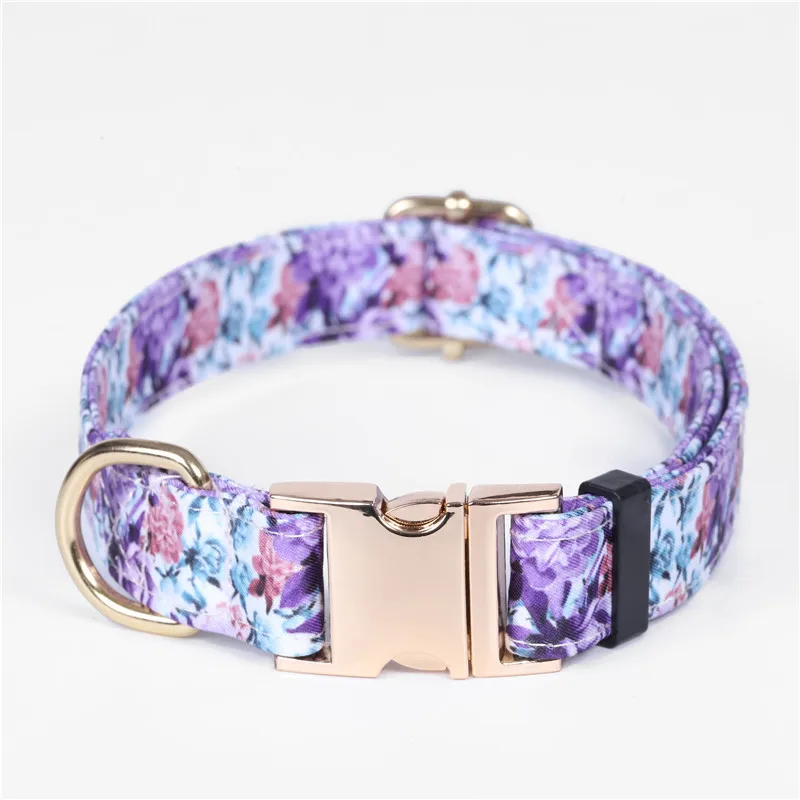 

Designer Dog Collar Personalised Custom Name Pet Collar Bohe Style Fancy Dogs Pets Accessories