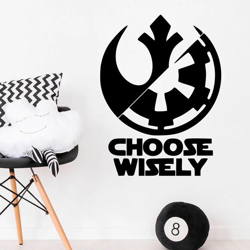 STAR WARS CHOOSE WISELY Jedi Sith Vinyl Decal Car Wall Stickers Logo Laptop Phone Car Vinyl Mural Art Decor Waterproof Wallpaper STAR WARS CHOOSE WISELY Jedi Sith Vinyl Decal Car Wall Stickers Logo Laptop Phone Car Vinyl Mural Art Decor Waterproof Wallpaper