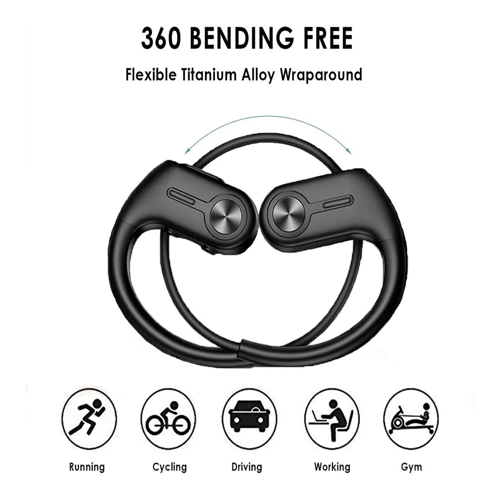 Bluetooth MP3 плеер 32 Гб спортивный мини mp3 наушники для подключения к плееру телефона