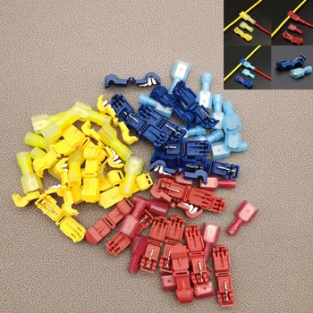 

20pcs/10sets Wire Cable Connectors Terminals Crimp Scotch Lock Quick Splice Electrical Car Audio 22-10AWG 0.5mm-6mm Kit Tool Set